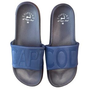 🌈 6/$60 NWOT Cuffy’s Slides Blue Men’s Size 39 6.5 Women’s Size 8.5 Navy Blue
